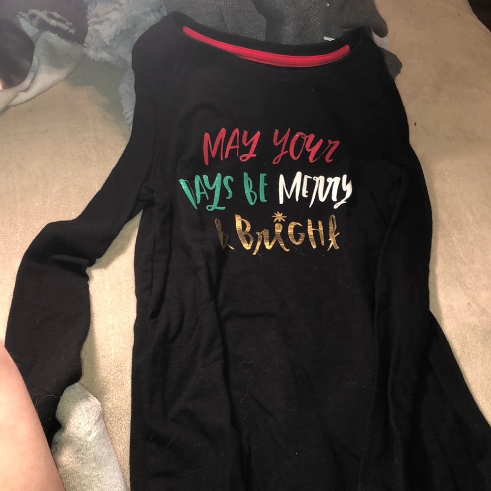 Christmas Long sleeve girls t shirt